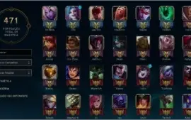 Conta lol platina, todos os campeões