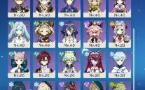 Genshin Ar 57 Com 18 Personagens T5 + 6 Armas T5