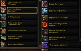 WoW - BFA - Conta insana. Hunter CM MOP, Magetower DK e Lock