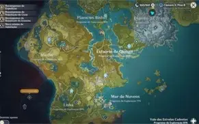 AR 55 com zhongli, ganyu, kazuha, venti e mais!