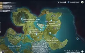 AR 55 com zhongli, ganyu, kazuha, venti e mais!