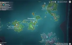 AR 55 com zhongli, ganyu, kazuha, venti e mais!