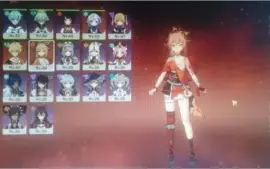Conta AR 28  YOIMIYA + QIQI+ Lança de Jade Primitiva