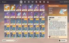 AR 43 com MONA, Skyward atlas e pride