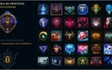 CONTA LEAGUE OF LEGENDS LVL 66