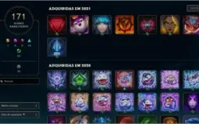 Diamante 3 - 122 champs - 1kk de Draven - 108 skins