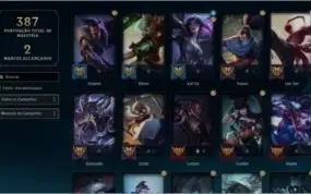 Diamante 3 - 122 champs - 1kk de Draven - 108 skins