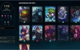 Diamante 3 - 122 champs - 1kk de Draven - 108 skins