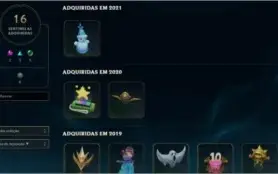 Diamante 3 - 122 champs - 1kk de Draven - 108 skins