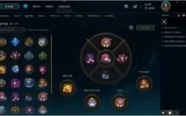 Conta League of Legends | Gold IV | 103 skins | e mais
