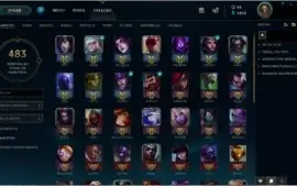 Conta League of Legends | Gold IV | 103 skins | e mais
