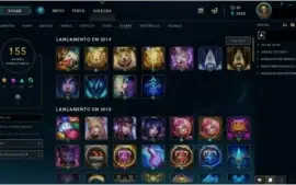Conta League of Legends | Gold IV | 103 skins | e mais