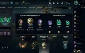 OTIMA CONTA LEAGUE OF LEGENDS MMR DIAMANTE