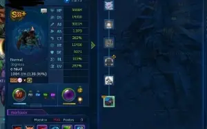 Conta Dmo LADMO Omega com 6 SSS+ e 2 SSS Lv140 de Tamer !!!