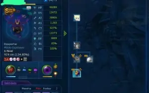 Conta Dmo LADMO Omega com 6 SSS+ e 2 SSS Lv140 de Tamer !!!