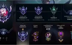 Venda Conta de LOL D4 COM SKIN SUPER RARA KAYLE JUIZA