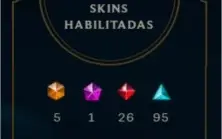 Venda Conta de LOL D4 COM SKIN SUPER RARA KAYLE JUIZA
