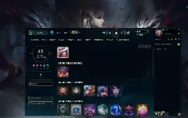 Smurf com skins e mmr buffado