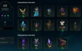 Conta LoL 659 skins diamond