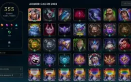 Conta LoL 659 skins diamond