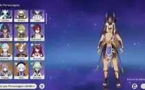 Cyno +assinatura, ayato +assinatura, keqing, qiqi,  AR55