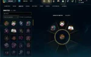 Ouro 3 com 30 Champs e 5 Skins + 1 Fragmento