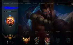 Vendo conta no lol rara