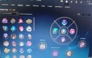 Conta League of Legends com muita skins e essências azul