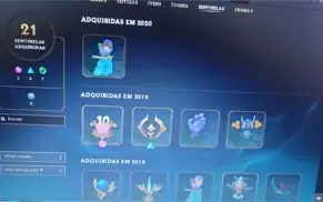 Conta League of Legends com muita skins e essências azul