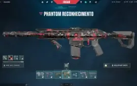 conta valorant 2.3k gastos com faca xenocaçador vandal ion