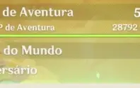 Conta de Genshin Impact Rank 52
