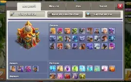 Conta Clash of Clans CV 16 recente