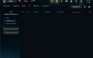 Unranked com 27 Champs e 3 Skins + 2 Fragmentos