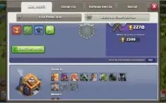 CONTA CLASH OF CLANS CV 10