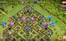 conta clash of clans, CV 13 bem upada, com tropas de uso max