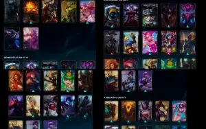 Conta LOL de 10 anos com todos os champs