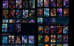 Conta LOL de 10 anos com todos os champs