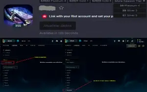 Conta LOL de 10 anos com todos os champs