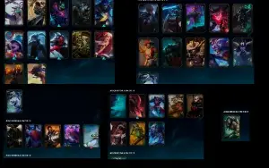 Conta LOL de 10 anos com todos os champs