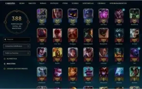 Conta LOL Diamante 1 MD5 pro Mestre
