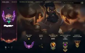 Vendo conta de LOL, elo mestre. 275 skins.
