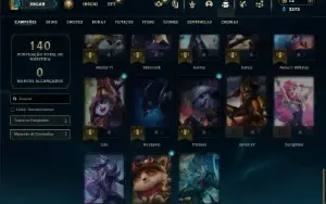 Prata 3 com 50 Champs e 17 Skins + 1 Fragmento