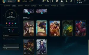 Prata 3 com 50 Champs e 17 Skins + 1 Fragmento