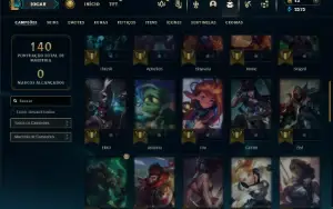 Prata 3 com 50 Champs e 17 Skins + 1 Fragmento