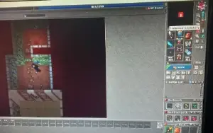 Vendo tibia: personagens um kina e maga em uma conta.