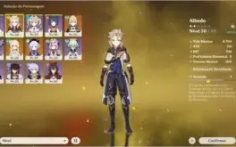 GENSHIN IMPACT / AR25 / QIQI + JEAN + ALBEDO + 10 SR