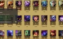 CONTA LOL PRATA 5 + 10 SKINS + 37 CAMPEÕES