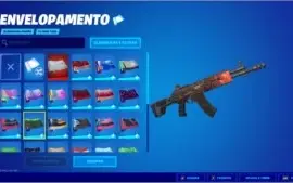 conta fortnite com várias skins e vários jogos na epic games