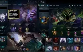 2 contas LoL PC 1 Wild Rift, Diamante 4+ G1 105 skins barato