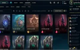 Conta LOL- GOLD 2- 93 SKINS-10 PÁGINAS DE RUNAS